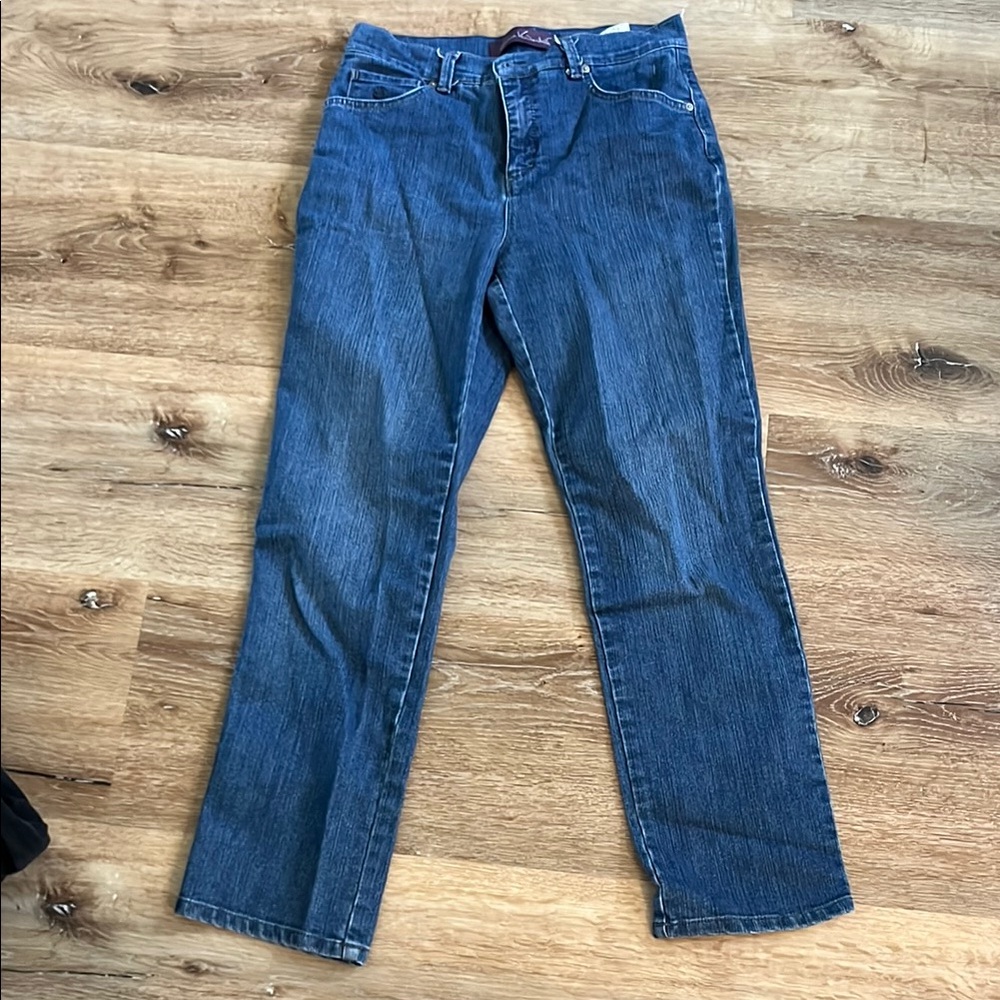 Gloria Vanderbilt Blue Straight Leg Jeans